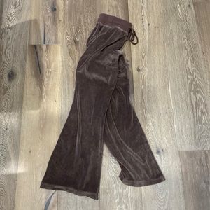Aerie Kick It Flare Velour Pants